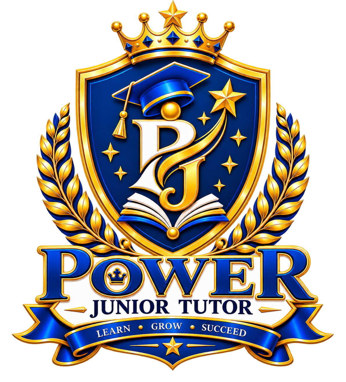 โลโก้ พาวเวอร์ จูเนียร์ ติวเตอร์